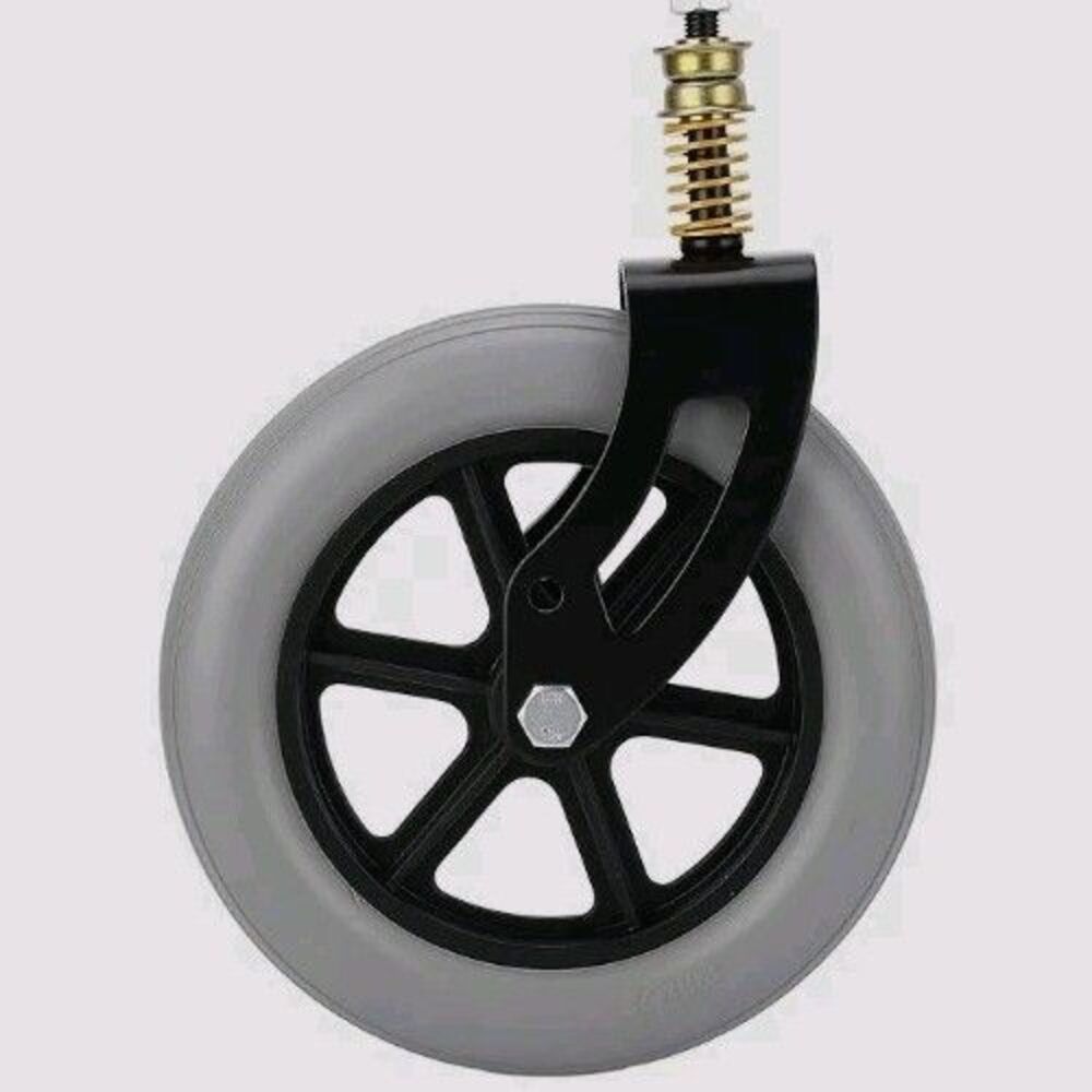 hydro Wheelchair Caster & Front Wheel w/ Shock Absorber 10x2 inch